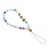 Heart Cat Eye Mobile Straps HJEW-JM03427-01-4