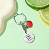 Stainless Steel & Alloy Enamel Keychain KEYC-YW00077-2