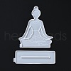 YOGA DIY Silicone Statue Molds DIY-G046-11-3