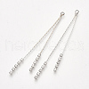 Brass Chain Tassel Big Pendants X-KK-T032-167P-1