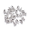 Tibetan Style Alloy Rabbit Pendants TIBEP-1437-AS-LF-2