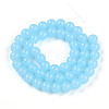 Imitation Jade Glass Beads Strands GLAA-T032-J8mm-04-2