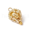 Glass Pearl Pendants PALLOY-MZ00746-01-3