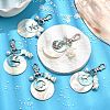 Natural Freshwater Shell Pendant Decorations HJEW-JM03072-5