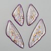 Transparent Resin Pendants RESI-TAC0004-24D-1