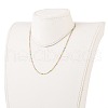 304 Stainless Steel Enamel Link Chain Bracelets & Necklaces Jewelry Sets SJEW-JS01137-6
