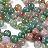 100Pcs 8mm Natural Indian Agate Beads DIY-LS0002-22-4