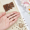  2 Strands Natural Tiger Eye Beads Strands G-NB0005-72-3