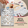 Custom Stainless Steel Metal Stencils DIY-WH0289-056-4
