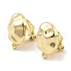 Alloy Clip-on Earring Findings FIND-L015-008G-1