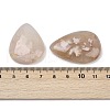 Natural Cherry Blossom Agate Cabochons G-U020-01-3