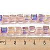 Electroplate Glass Beads Strands EGLA-M031-01A-HR08-4
