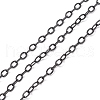 304 Stainless Steel Textured Cable Chains CHS-H007-05EB-2