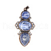 Retro Natural Sodalite Pendants PW-WG7292F-07-1