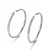 304 Stainless Steel Big Hoop Earrings EJEW-L232-036G-P-1