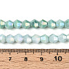 Electroplate Bicone Glass Beads Strands EGLA-T021-6mm-16-07-4