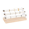 Wood & Acrylic Ring Display Risers RDIS-WH0001-30-1
