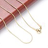Unique Unisex 304 Stainless Steel Beading Chain Necklaces NJEW-M023-008-3