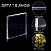 Square Transparent Acrylic Display Base DJEW-WH0034-50C-4