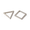 2Pcs 2 Styles Alloy Linking Rings FIND-A038-39P-2