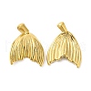 Ion Plating(IP) 304 Stainless Steel Pendants STAS-R122-09G-2