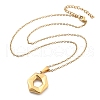 304 Stainless Steel Geometric Pendant Necklaces for Women NJEW-S439-04B-G-5