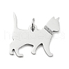 Non-Tarnish 304 Stainless Steel Pendants STAS-E205-06P-1