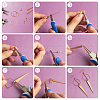 ARRICRAFT DIY Geometry Dangle Earring Making Kit FIND-AR0002-13-4
