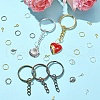 Iron Split Key Rings & Open Jump Rings & Screw Eye Pin Peg Bails Kits DIY-YW0009-10-6