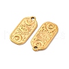 Ion Plating(IP) 304 Stainless Steel Pendants STAS-E182-10G-2