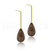 Brass Teardrop Dangle Stud Earrings EJEW-A121-19A-02-2