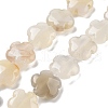 Natural White Agate Beads Strands G-F769-G01-01-2