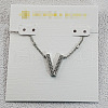 Brass Initial Pendant Necklaces for Women FS-WG8E27F-48-1