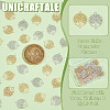 Unicraftale 80Pcs 2 Colors Long-Lasting Plated Brass Links Connector Charms KK-UN0003-18-5
