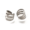 Anti-Tarnish 304 Stainless Steel Ear Cuff Findings STAS-F311-16P-2
