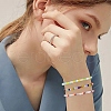 10 Strands 5 Colors Electroplate Glass Beads Strands EGLA-YW0003-89A-6