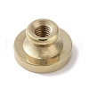 Golden Tone Wax Seal Brass Stamp Head DIY-B079-02G-19-2
