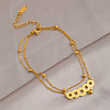 Stainless Steel Charms Anklets WG148E2-06-1