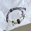 Ceramic Beads Braided Bead Bracelets FS-WG18053-04-1