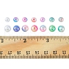 420Pcs 12 Style Rainbow ABS Plastic Imitation Pearl Beads OACR-FS0001-27-6