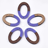 Resin & Walnut Wood Pendants X-RESI-S358-29C-1