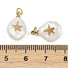 Natural Keshi Pearl Pendants STAS-Z136-01G-02-3