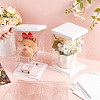 Folding Clear Plastic Gift Storage Boxes CON-WH0106-09A-3