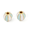 Brass Enamel Beads KK-Q081-05A-MG-1
