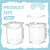 Transparent Acrylic Packaging Boxes CON-WH0106-21-2