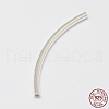 925 Sterling Silver Tube Beads STER-K021-02S-4