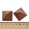 Synthetic Goldstone Orgonite Pyramid Display Decorations G-C186-07G-2