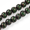 Handmade Gold Sand Lampwork Beads LAMP-N026-01B-1