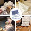 Gorgecraft 10 Yards Polyester Pleated Lace Trim OCOR-GF0003-52A-5