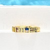 Adjustable Brass Micro Pave Cubic Zirconia Finger Rings for Women RJEW-H247-10G-3